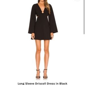 Likely Driscoll Cutout O-ring Wide Sleeve Dress